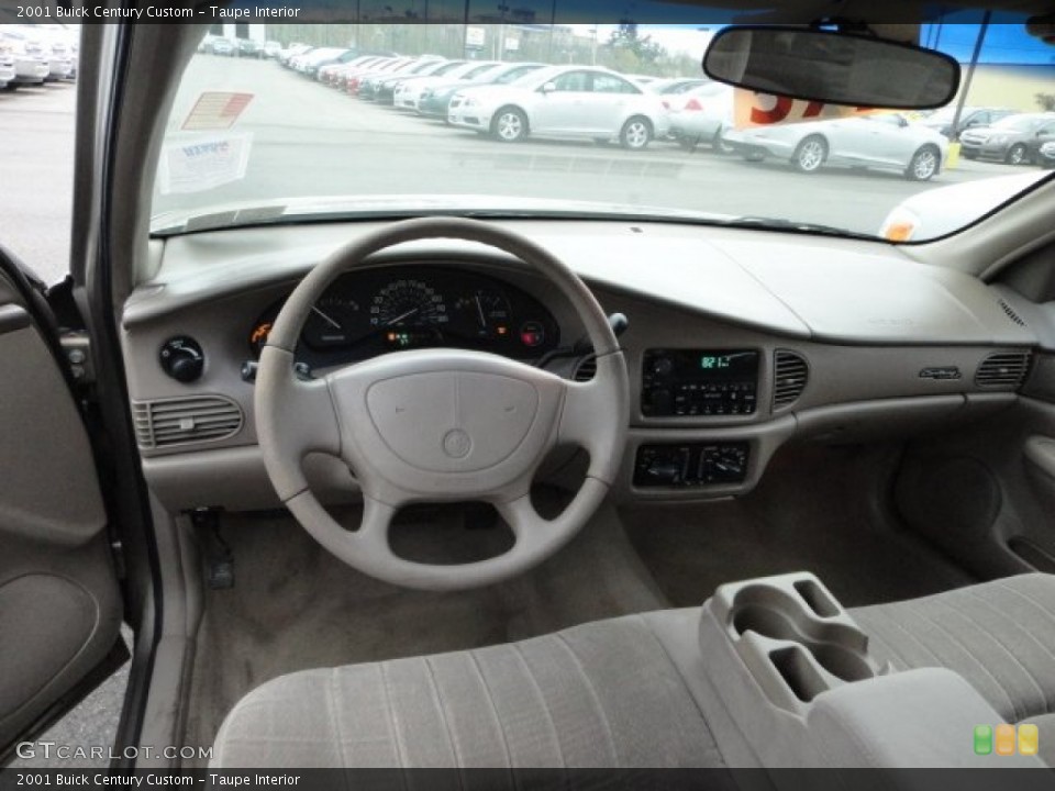 Taupe Interior Dashboard for the 2001 Buick Century Custom #62869169