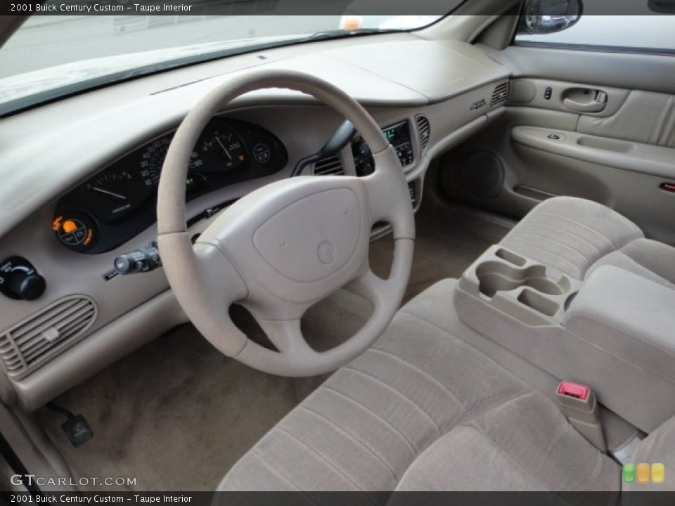 Taupe Interior Prime Interior for the 2001 Buick Century Custom #62869196