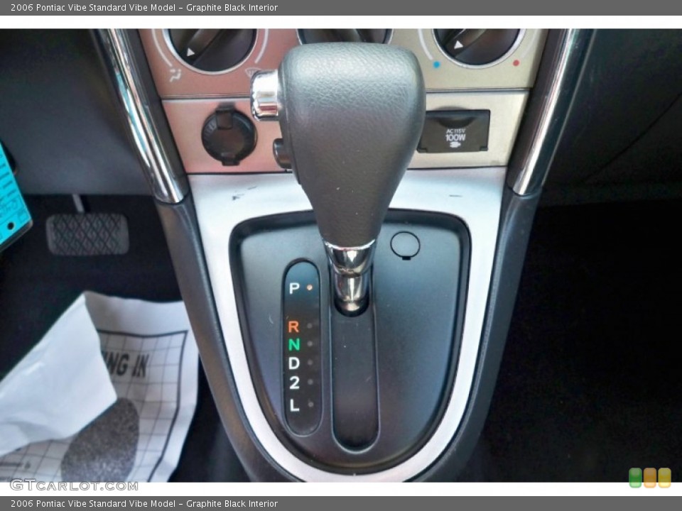 Graphite Black Interior Transmission For The 2006 Pontiac