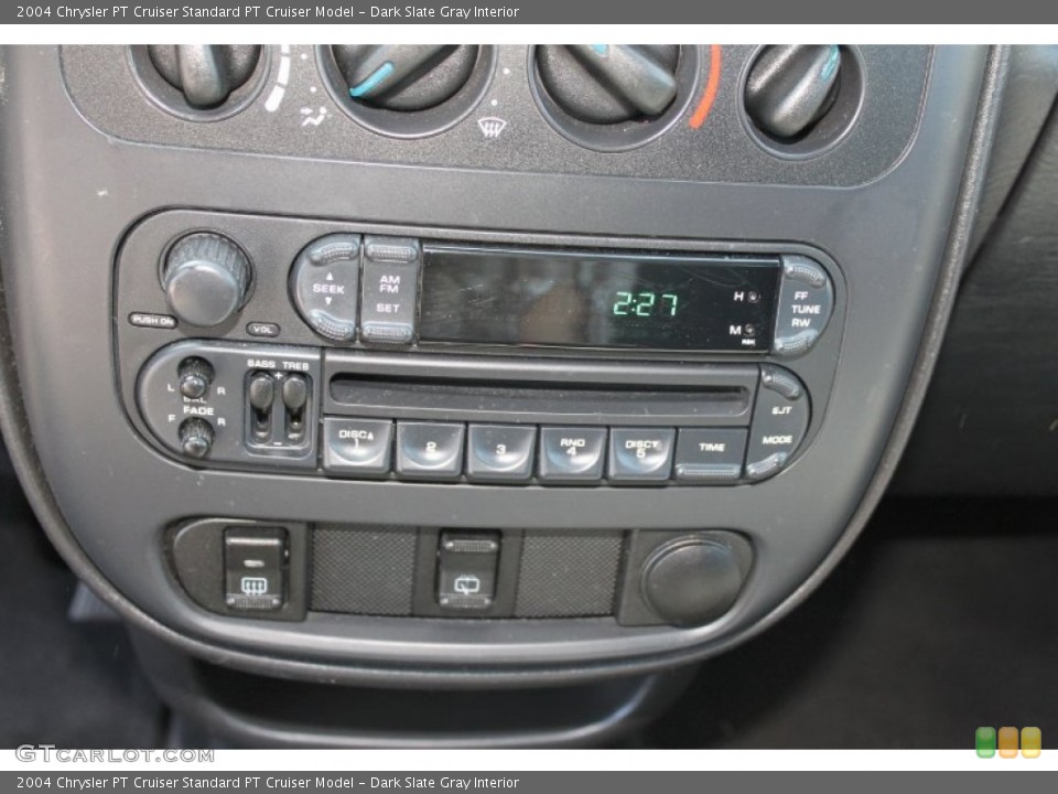 Dark Slate Gray Interior Audio System for the 2004 Chrysler PT Cruiser  #62873187
