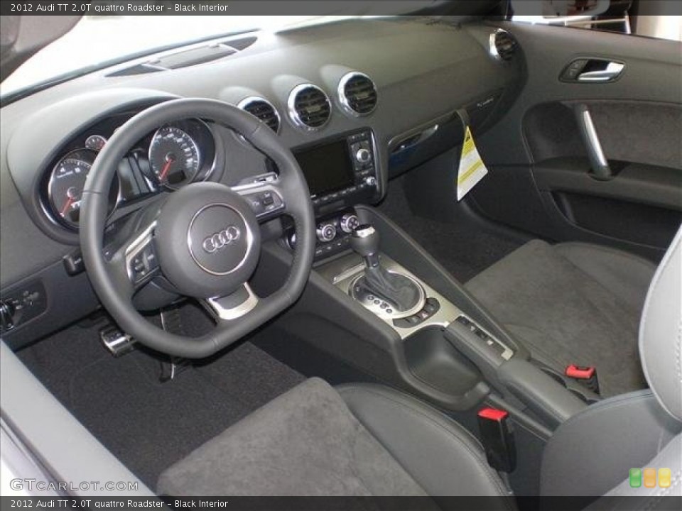 Black Interior Prime Interior for the 2012 Audi TT 2.0T quattro Roadster #62873687