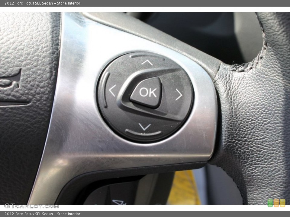 Stone Interior Controls for the 2012 Ford Focus SEL Sedan #62874746