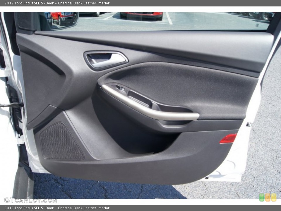 Charcoal Black Leather Interior Door Panel for the 2012 Ford Focus SEL 5-Door #62878850