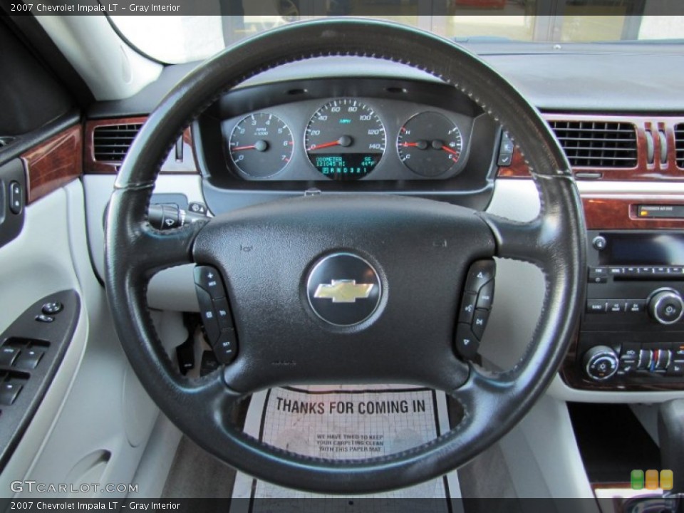 Gray Interior Steering Wheel for the 2007 Chevrolet Impala LT #62879765