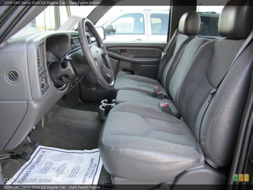 Dark Pewter Interior Photo for the 2004 GMC Sierra 1500 SLE Regular Cab #62881151