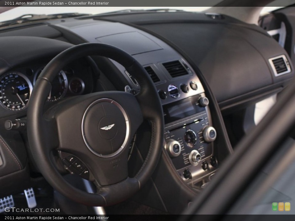 Chancellor Red Interior Dashboard for the 2011 Aston Martin Rapide Sedan #62881220