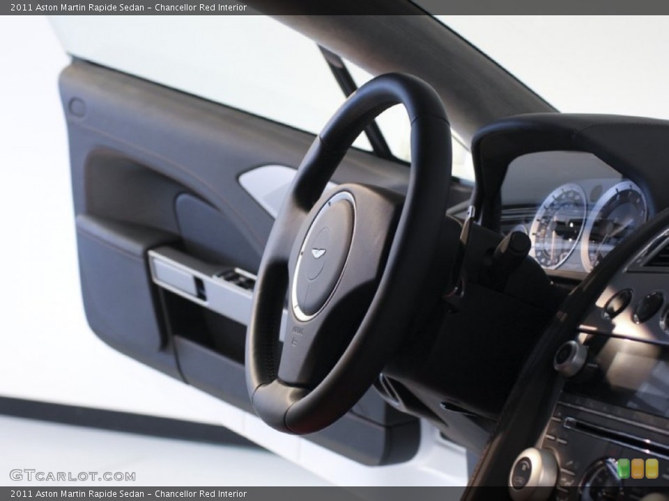 Chancellor Red Interior Steering Wheel for the 2011 Aston Martin Rapide Sedan #62881310
