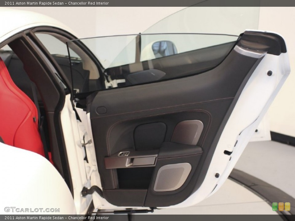 Chancellor Red Interior Door Panel for the 2011 Aston Martin Rapide Sedan #62881319