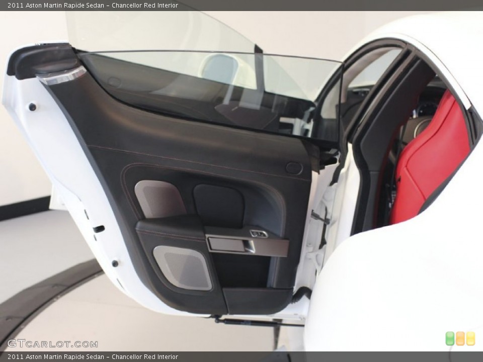 Chancellor Red Interior Door Panel for the 2011 Aston Martin Rapide Sedan #62881327