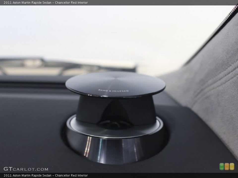 Chancellor Red Interior Audio System for the 2011 Aston Martin Rapide Sedan #62881435