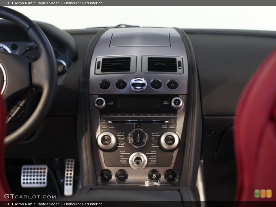 Chancellor Red Interior Controls for the 2011 Aston Martin Rapide Sedan #62881556