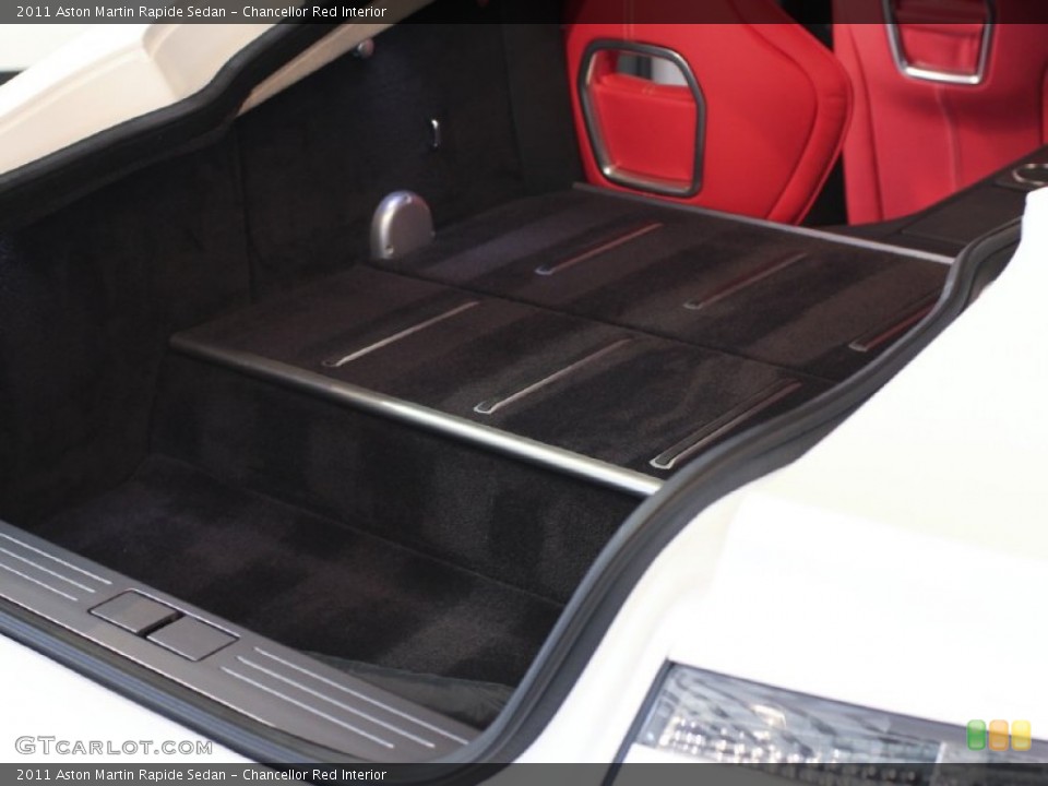 Chancellor Red Interior Trunk for the 2011 Aston Martin Rapide Sedan #62881880