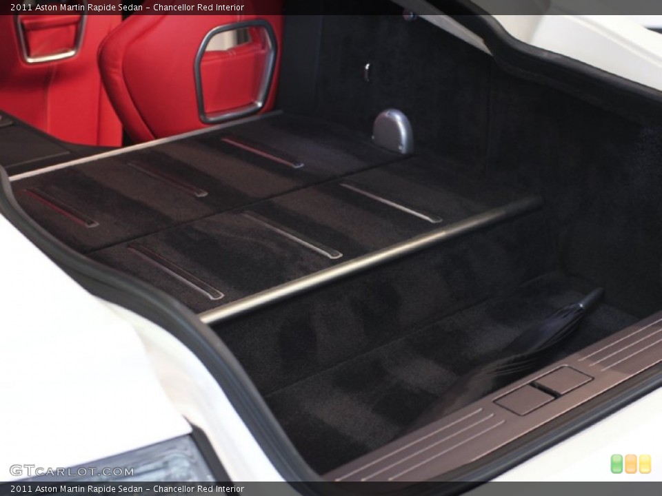 Chancellor Red Interior Trunk for the 2011 Aston Martin Rapide Sedan #62881889