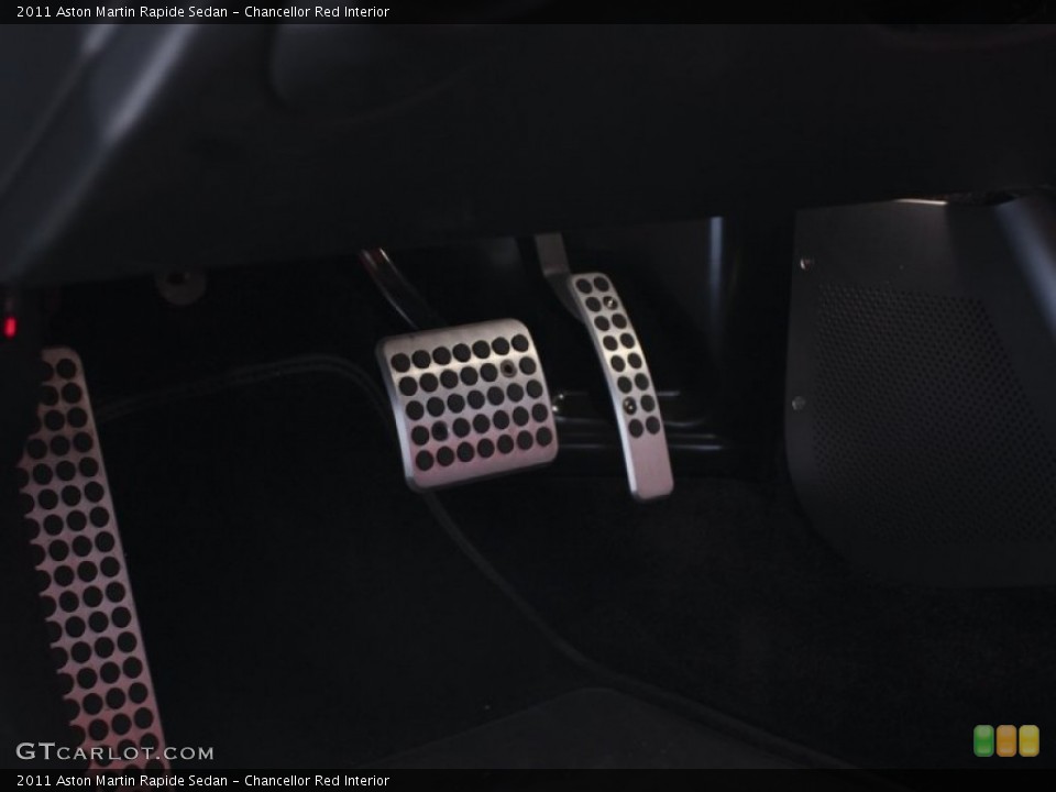 Chancellor Red Interior Controls for the 2011 Aston Martin Rapide Sedan #62882051