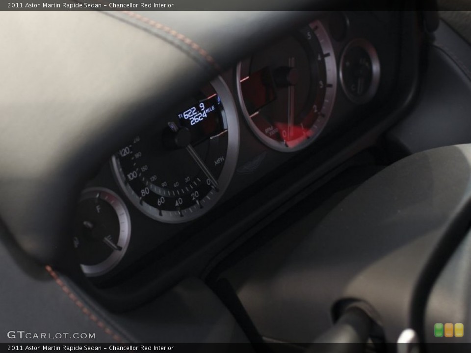 Chancellor Red Interior Gauges for the 2011 Aston Martin Rapide Sedan #62882078