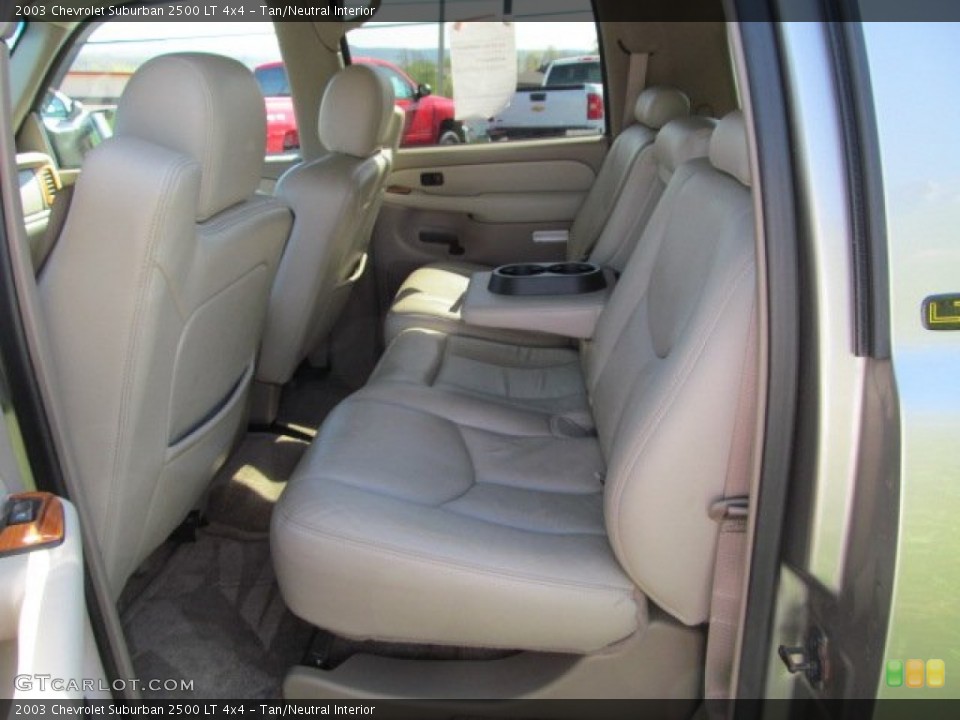 Tan/Neutral Interior Rear Seat for the 2003 Chevrolet Suburban 2500 LT 4x4 #62882702