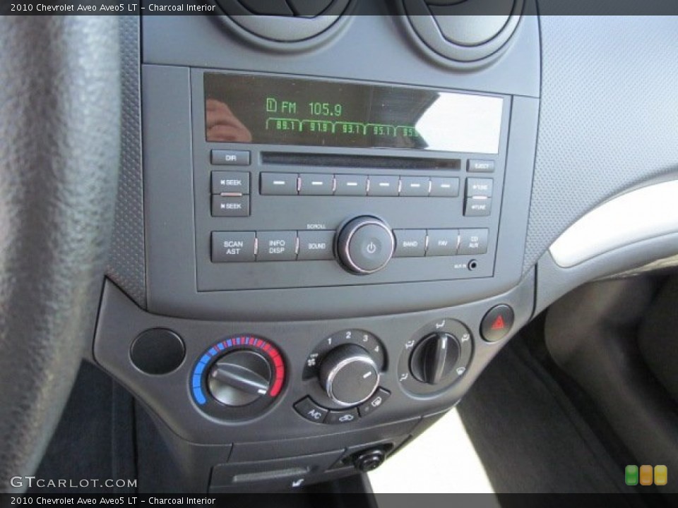 Charcoal Interior Audio System for the 2010 Chevrolet Aveo Aveo5 LT #62883026