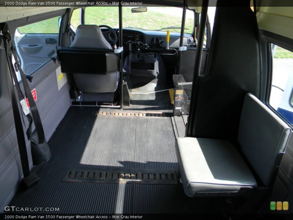 Mist Gray Interior Photo for the 2000 Dodge Ram Van 3500 Passenger Wheelchair Access #62893613