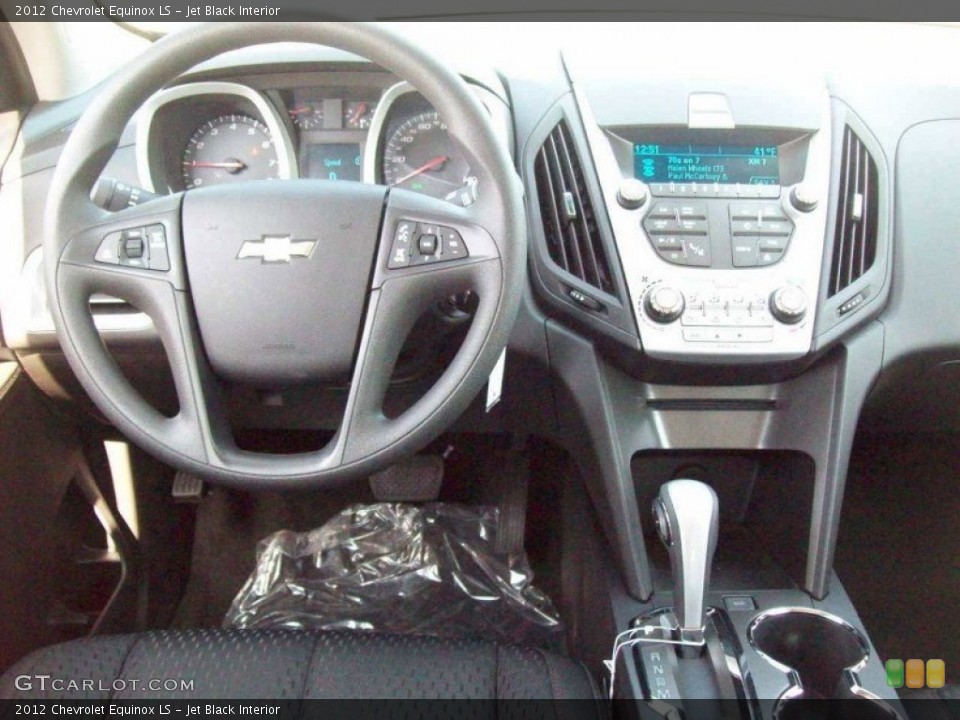 Jet Black Interior Dashboard for the 2012 Chevrolet Equinox LS #62894369