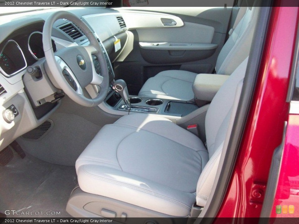 Dark Gray/Light Gray Interior Photo for the 2012 Chevrolet Traverse LT #62895027
