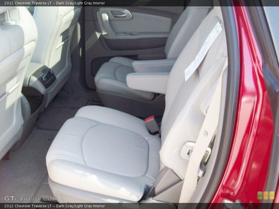 Dark Gray/Light Gray Interior Rear Seat for the 2012 Chevrolet Traverse LT #62895036