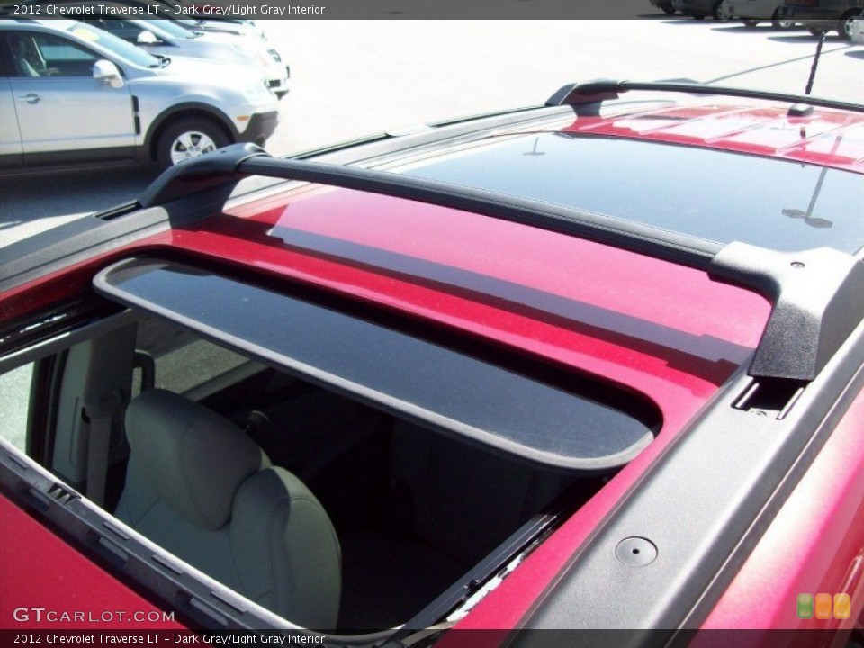 Dark Gray/Light Gray Interior Sunroof for the 2012 Chevrolet Traverse LT #62895207