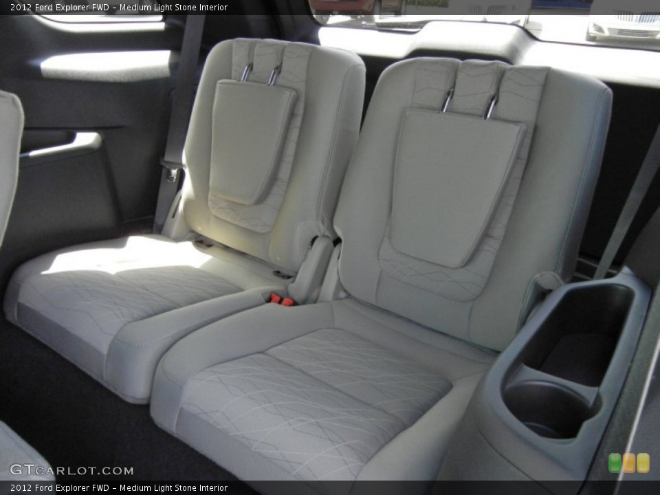 Medium Light Stone Interior Rear Seat for the 2012 Ford Explorer FWD #62895921