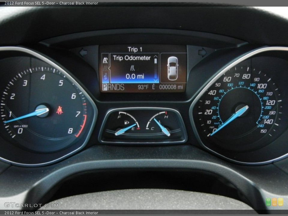 Charcoal Black Interior Gauges for the 2012 Ford Focus SEL 5-Door #62896498