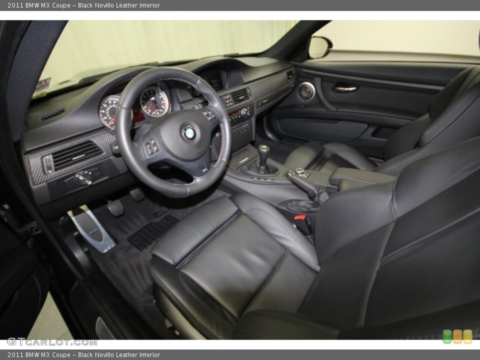 Black Novillo Leather Interior Prime Interior for the 2011 BMW M3 Coupe #62896652
