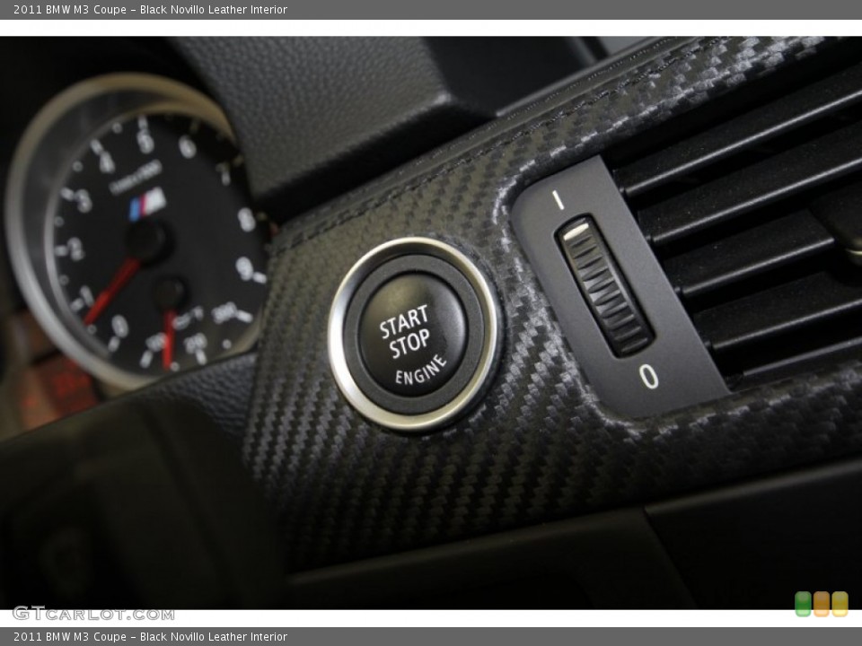 Black Novillo Leather Interior Controls for the 2011 BMW M3 Coupe #62896768