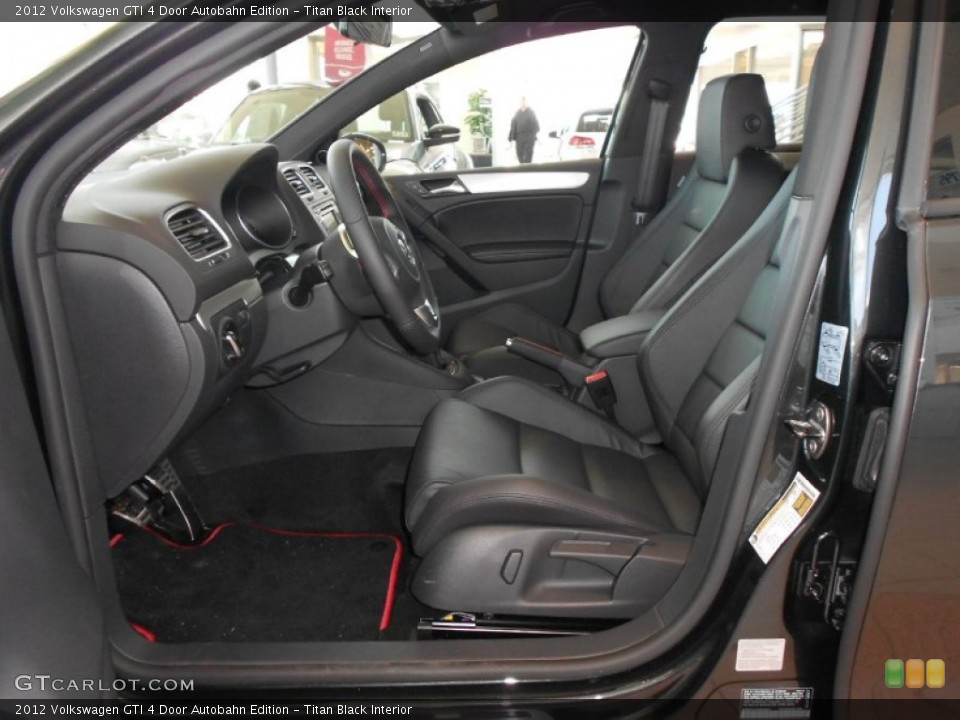 Titan Black Interior Photo for the 2012 Volkswagen GTI 4 Door Autobahn Edition #62899861
