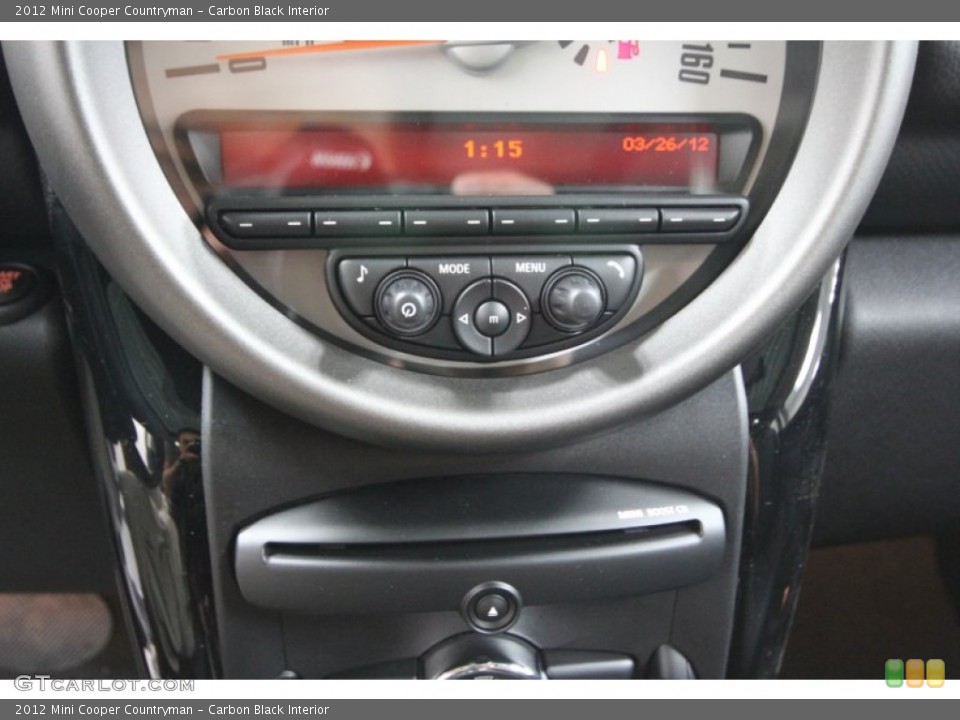 Carbon Black Interior Audio System for the 2012 Mini Cooper Countryman #62905243