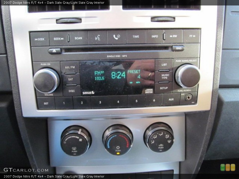 Dark Slate Gray/Light Slate Gray Interior Audio System for the 2007 Dodge Nitro R/T 4x4 #62905439