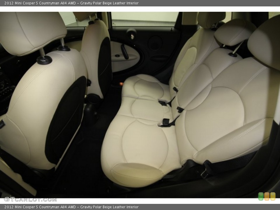 Gravity Polar Beige Leather Interior Photo for the 2012 Mini Cooper S Countryman All4 AWD #62905463