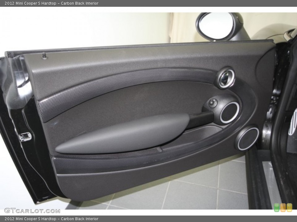 Carbon Black Interior Door Panel for the 2012 Mini Cooper S Hardtop #62906215