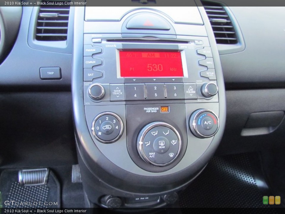 Black Soul Logo Cloth Interior Controls for the 2010 Kia Soul + #62906798