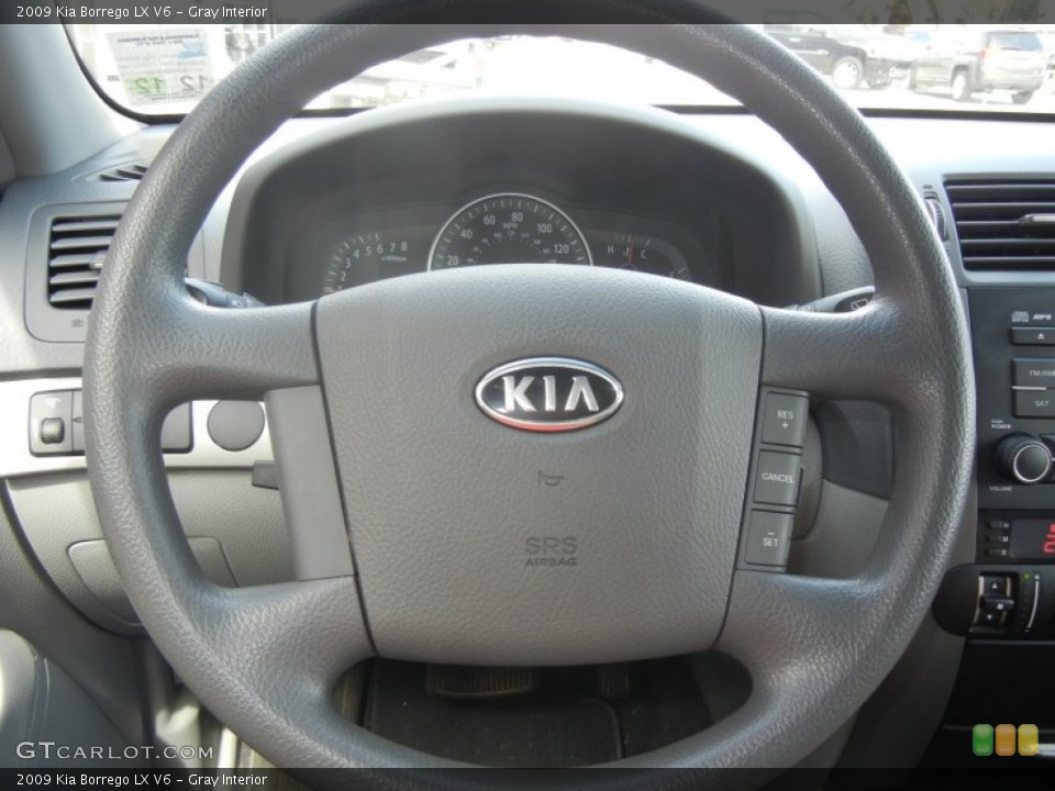 Gray Interior Steering Wheel for the 2009 Kia Borrego LX V6 #62909864