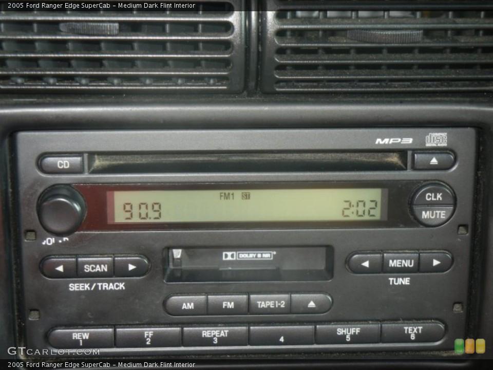 Medium Dark Flint Interior Audio System for the 2005 Ford Ranger Edge SuperCab #62910095