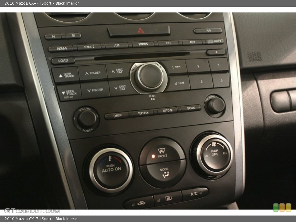 Black Interior Controls for the 2010 Mazda CX-7 i Sport #62911028