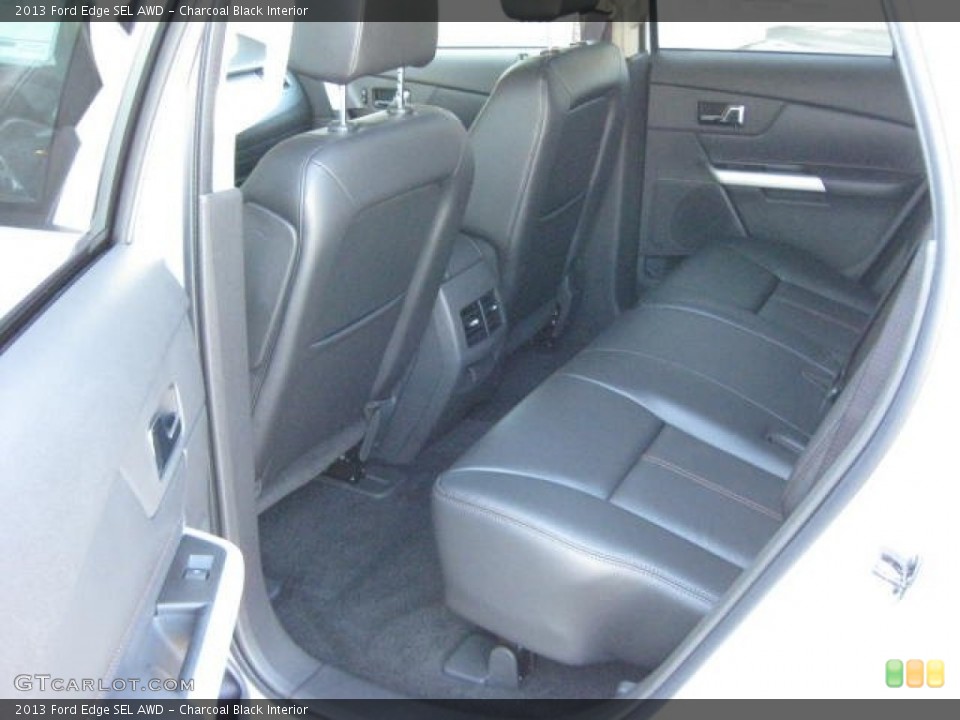 Charcoal Black Interior Rear Seat for the 2013 Ford Edge SEL AWD #62915723