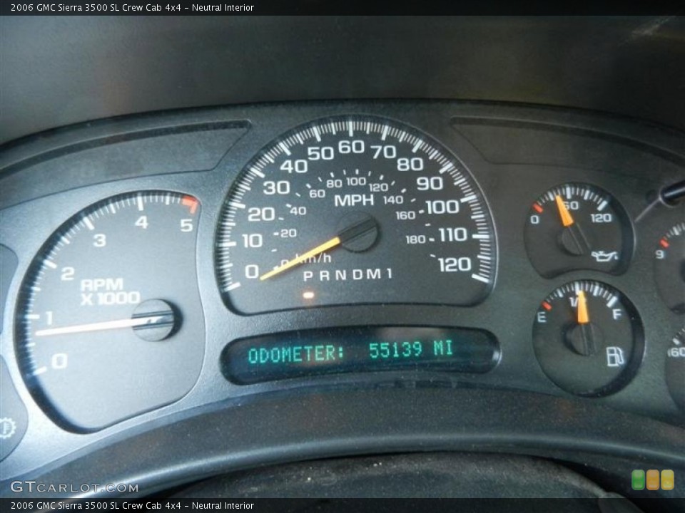 Neutral Interior Gauges for the 2006 GMC Sierra 3500 SL Crew Cab 4x4 #62918303