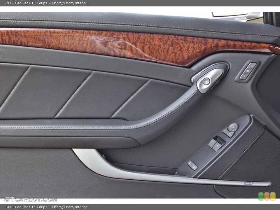 Ebony/Ebony Interior Door Panel for the 2012 Cadillac CTS Coupe #62918519