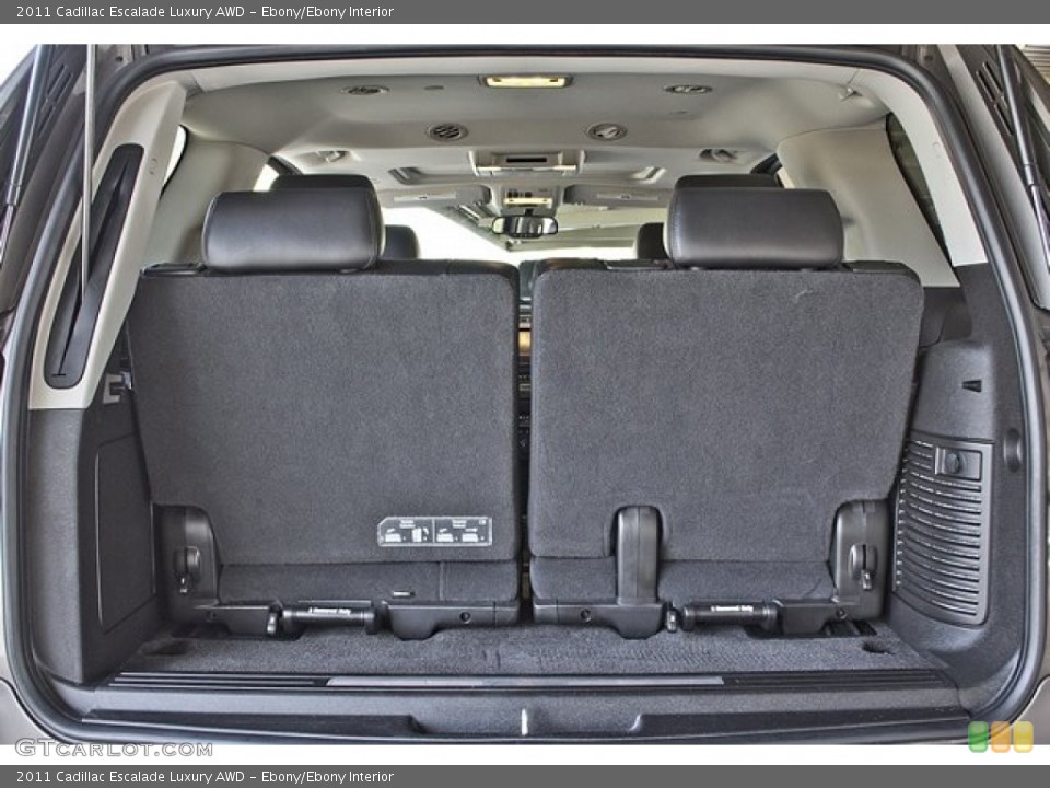 Ebony/Ebony Interior Trunk for the 2011 Cadillac Escalade Luxury AWD #62918675