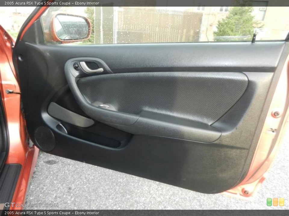 Ebony Interior Door Panel for the 2005 Acura RSX Type S Sports Coupe #62919113