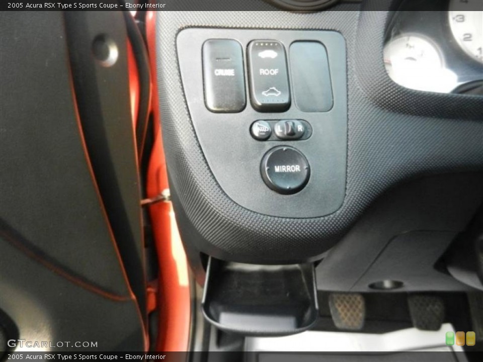 Ebony Interior Controls for the 2005 Acura RSX Type S Sports Coupe #62919185