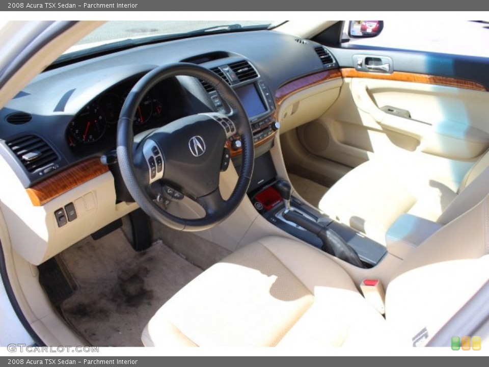 Parchment Interior Prime Interior for the 2008 Acura TSX Sedan #62921138