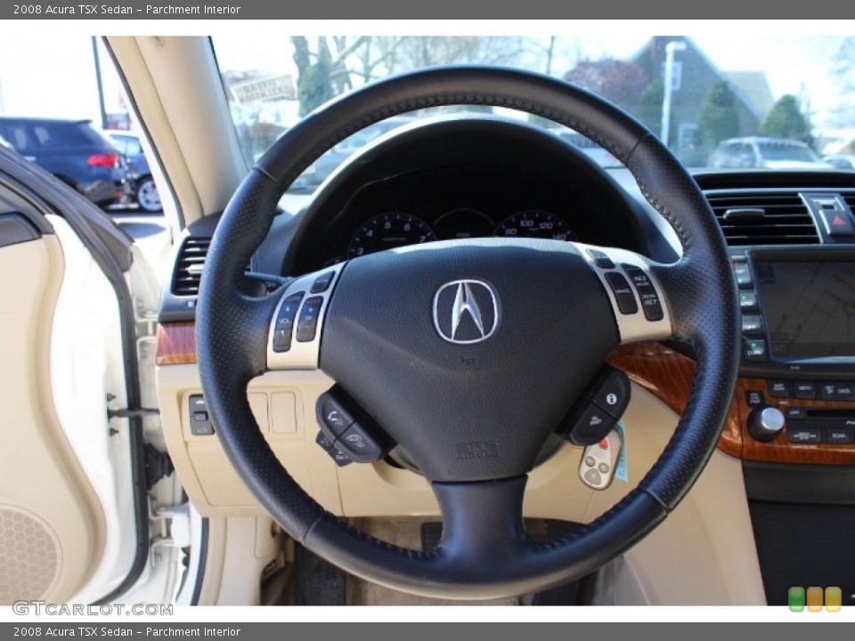 Parchment Interior Steering Wheel for the 2008 Acura TSX Sedan #62921174