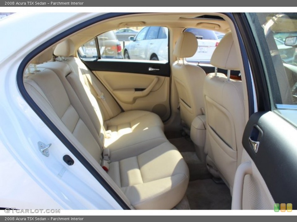 Parchment Interior Rear Seat for the 2008 Acura TSX Sedan #62921249