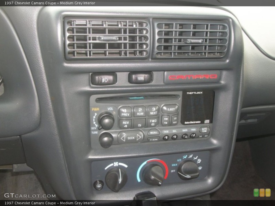Medium Grey Interior Controls for the 1997 Chevrolet Camaro Coupe #62927312