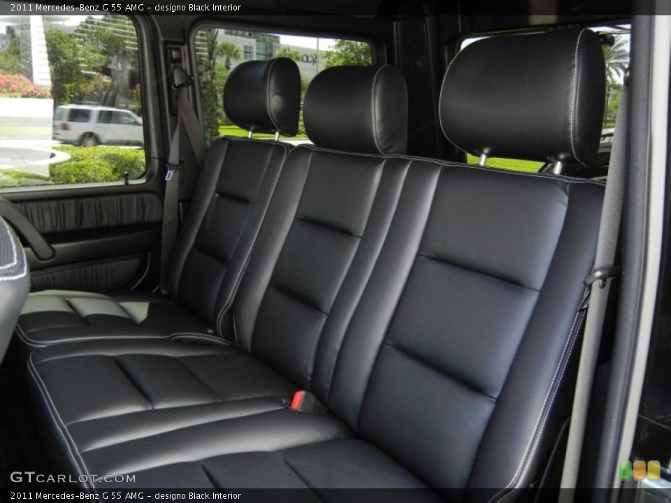 designo Black Interior Rear Seat for the 2011 Mercedes-Benz G 55 AMG #62930829
